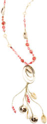 Lange Damen Kette mit Muschel-Anhängern