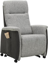 Relaxsessel in Grau mit Relaxfunktion