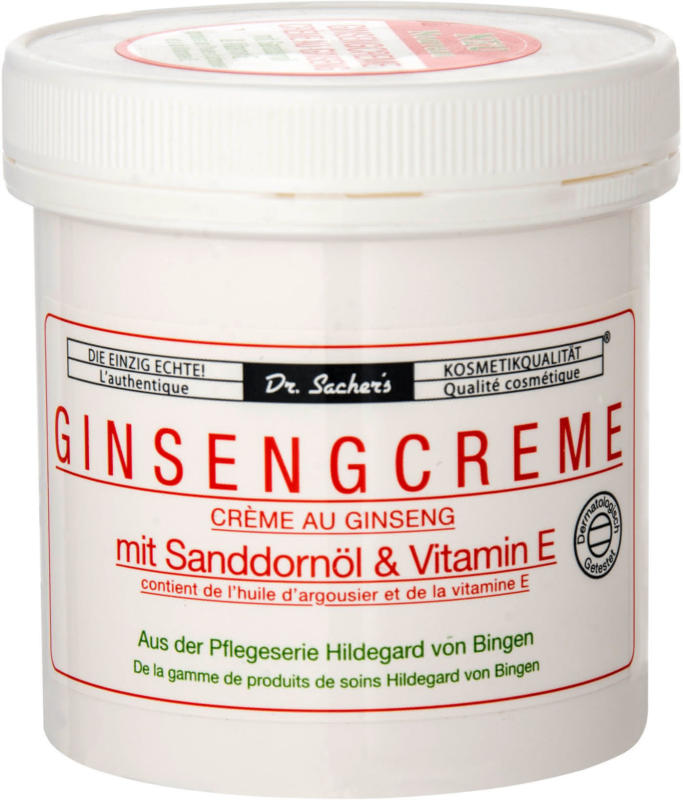 Dr. Sachers Creme Ginseng Huile D Argousier 250 ml -