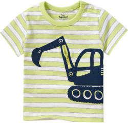 Baby T-Shirt mit Bagger-Motiv