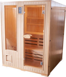 Sanotechnik H60330 Helsinki, für 3 Personen Finnische Sauna (4500 Watt)