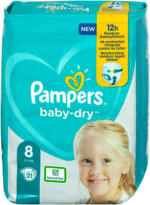 dm Pampers baby-dry Windeln Gr. 8 (17+ kg)