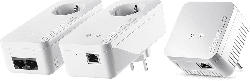 Powerline dLAN 550+ WiFi Starter Kit und dLAN 550 WiFi Bundle (3er-Pack)