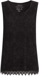 Damen Top mit Spitzenbesatz
