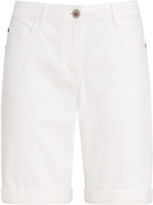 Damen Straight-Jeansshorts mit Elasthan (Nur online)