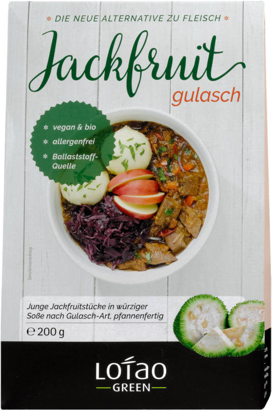 Lotao Green Jackfruit Gulasch