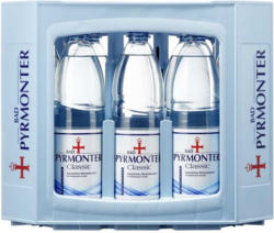 Bad Pyrmonter Mineralwasser versch. Sorten, 12 x 1 Liter, jeder Kasten
