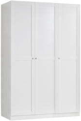 Drehtürenschrank 136,7cm Unit, Weiß