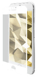 Displayschutzglas für iPhone 6/7/8, transparent/weiß (IPG-5002-2.5D)