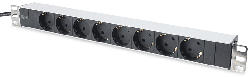 Steckdosenleiste 8-fach mit Nennleistung: 4000W, 250VAC 50/60Hz