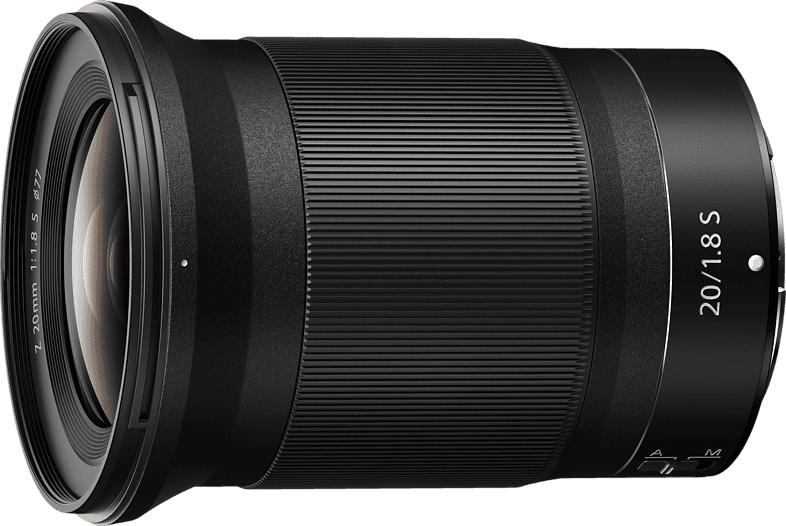 NIKON Nikkor Z 20 mm f./1.8 (Objektiv für Nikon Z-Mount, Schwarz)