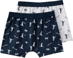 2 Jungen Retroboxer mit Skater-Motiven (Nur online)