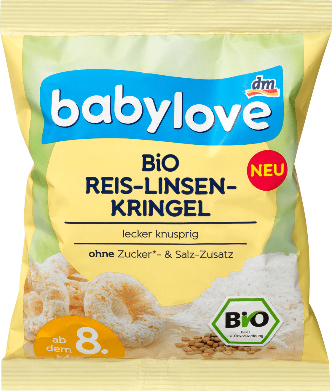 Babylove Bio Snack Reis Linsen Kringel Ab Dem 8 Monat Nur 0 65 Dm Drogerie Markt Angebot Barcoo