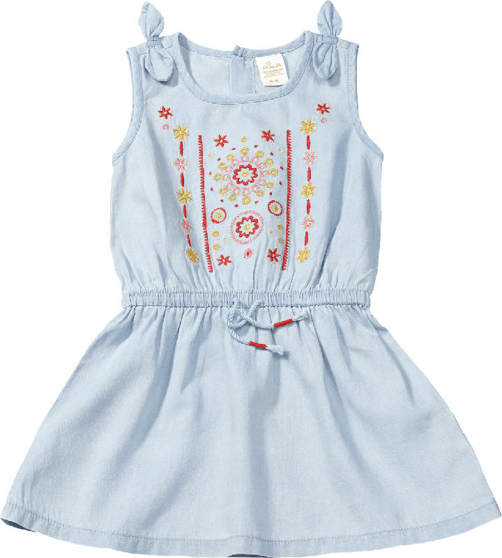 ALANA Kinder Kleid, Gr. 92, in Bio-Baumwolle und Elasthan, blau