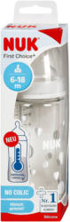 Nuk Babyflasche First Choice+ 6-18 Monate sort.