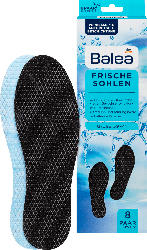Balea Frischesohlen schwarz Größe 39-41, 8 Paar