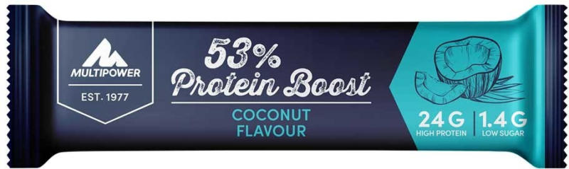 Multipower 53% Protein Boost versch. Sorten, jeder 45-g-Riegel
