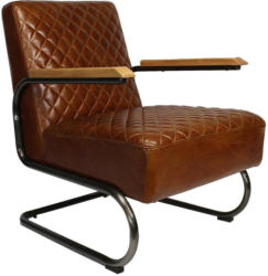 Sessel in Leder Braun