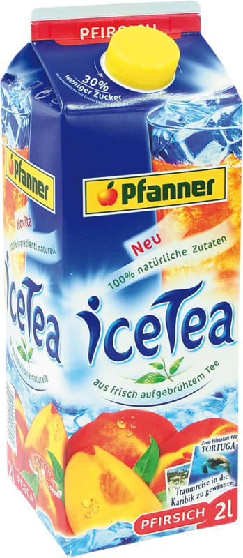 Eistee Pfirsich Pfanner