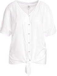 Damen Bluse mit Cold-Shoulder-Detail