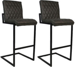 Barhocker-Set In Anthrazit