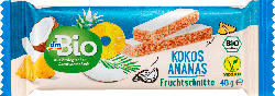 dmBio Fruchtschnitte Kokos & Ananas