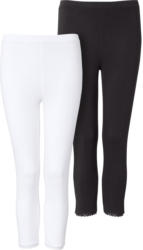 2 Damen Leggings in 3/4 Länge