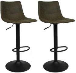 Barhocker-Set Texas 2-er Set Olivgrün