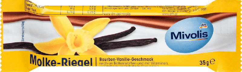 Mivolis Molke-Riegel Bourbon-Vanille-Geschmack