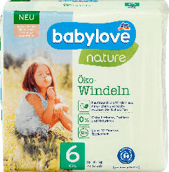 babylove Windeln nature Gr. 6, XXL, 16-30 kg