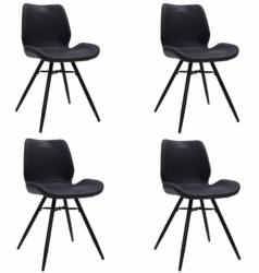 Stuhl-Set Barron 4-Er Set Dunkelblau