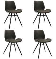 Stuhl-Set Barron 4-Er Set Dunkelgrün