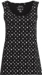 Damen Top mit Herz-Allover