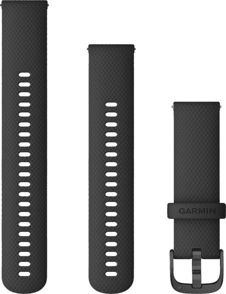 Schnellwechsel-Armband für Vívoactive® 4 22mm, schwarz/schiefergrau (010-12932-21)