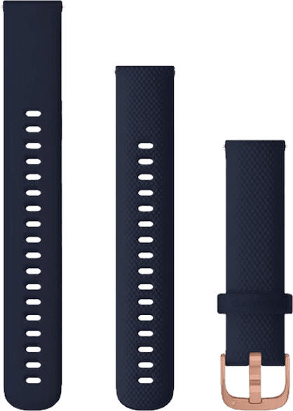 Schnellwechsel-Armband für vivoactive 4s 18mm, blau/rosegold (010-12924-33)