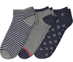 3 Paar Herren Sneaker-Socken im Set