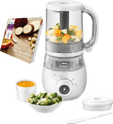 Babynahrungszubereiter SCF883/01 Avent Dampfgarer & Mixer weiß-grau