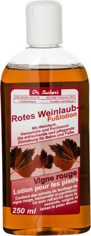 Dr. Sachers Fusslotion Rotes Weinlaub 250 ml -