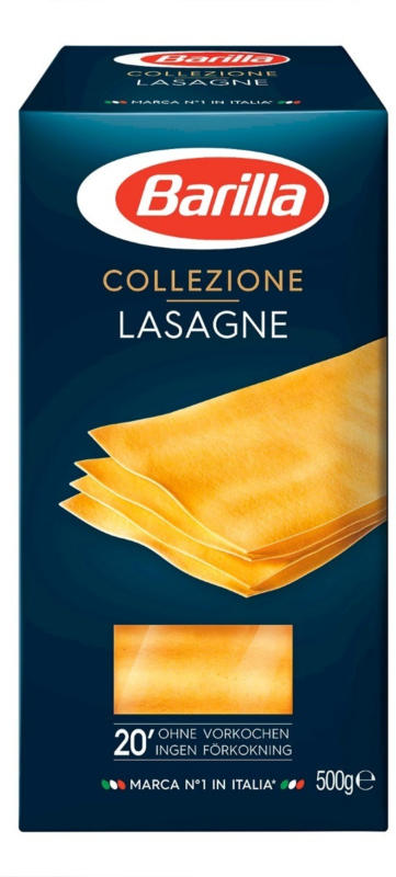 Barilla la collezione lasagne jaune 500g -