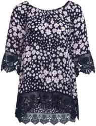 Damen Tunika mit floralem Allover-Motiv