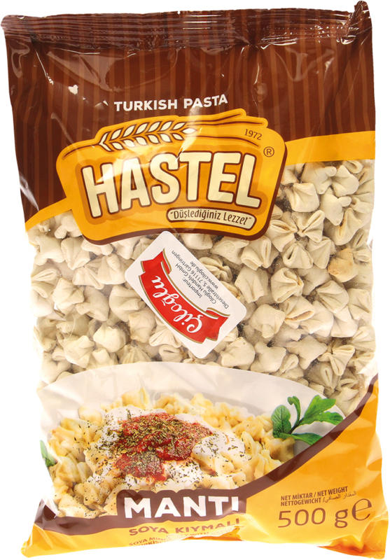 Mini Teigtaschen, türkische, mit Soja gefüllt