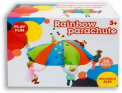 Schwungtuch Regenbogen inkl. Bälle
