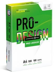 PRO DESIGN Farblaserpapier A4 500 Blatt 100g