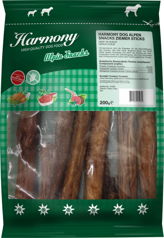 Harmony Alpin Snacks Nerv de bœuf 15cm 200g