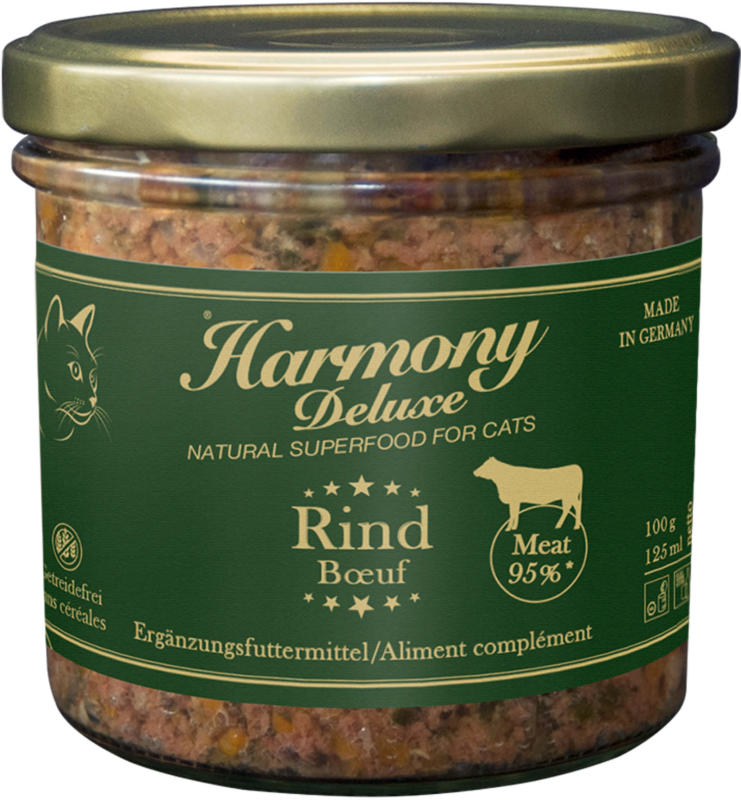 Harmony Cat Deluxe nourriture humide boeuf 100g