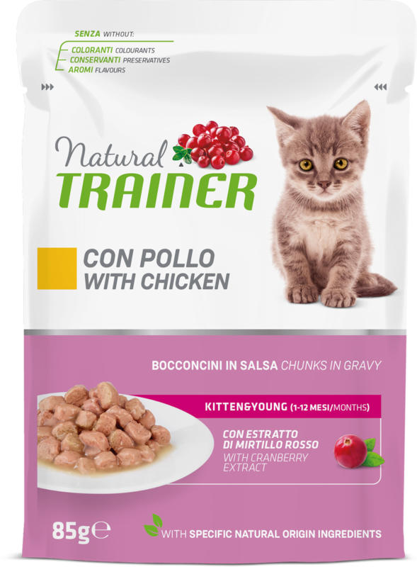 Trainer Feline Natural Kitten Pouch 85g