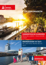 WFB Wirtschaftsförderung Bremen GmbH Erlebnismagazin Juli-Oktober - bis 02.07.2020