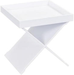 Beistelltisch Egon B: 40 cm Weiß