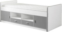 Stauraumbett Bonny 90x200 cm Silberfarben