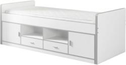 Stauraumbett Bonny 90x200 cm Weiß